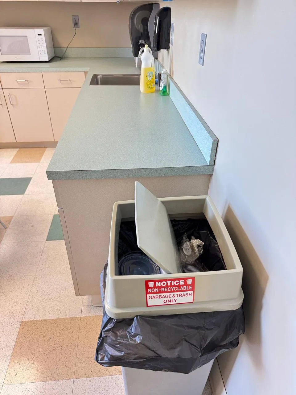 Clean and organized office kitchen in Avon, MA